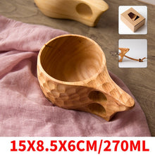 Load image into Gallery viewer, Chinese Portable Wooden Mug Milk Cup Teacup Kungfu Tea Travel Coffee Mug Drinkware Handmade Juice Lemon Coffee Mugs
